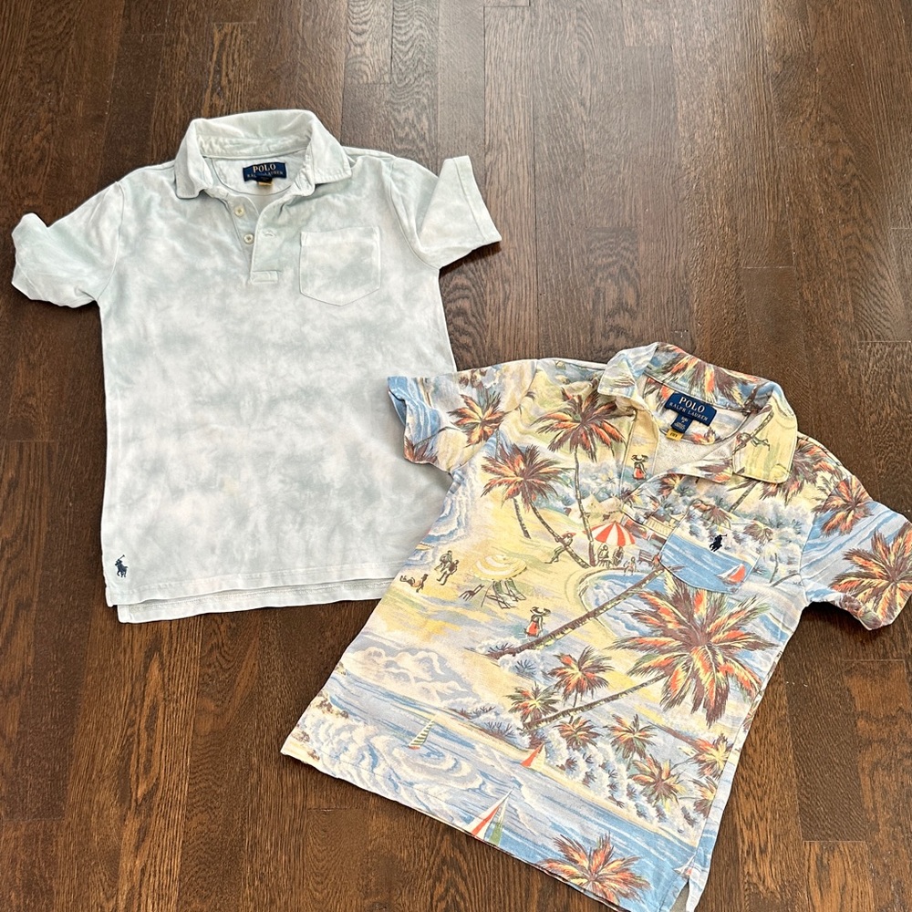 2 polo shirts